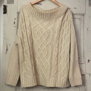 Stunning off shoulder sweater